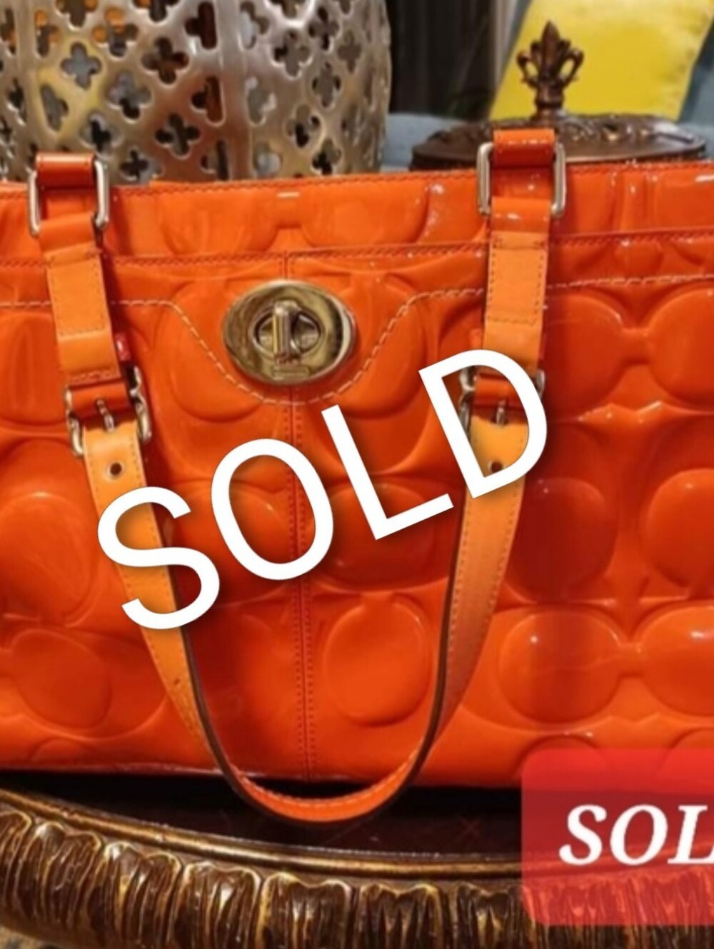 Beautiful coach handbag